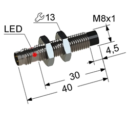 PS2-08M40-6N31-C3 Индуктивный датчик