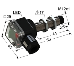 PS2-12M80-4N21-B Индуктивный датчик