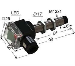 PS2-12M90-4N84-B Индуктивный датчик