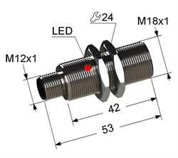 PS2-18M53-8B31-C4 Индуктивный датчик