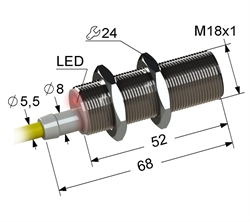 PS2-18M68-12B41-Z Индуктивный датчик