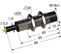 PS2-18M80-8N51-Z Индуктивный датчик