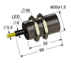 PS2-30M68-10B61-Z Индуктивный датчик