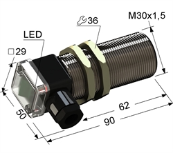 PS2-30M90-10B84-B Индуктивный датчик
