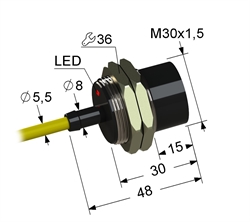 PS2-30M48-25N31-Z Индуктивный датчик