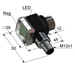 Диффузионный оптический датчик в корпусе из АБС и латуни с резьбой М18x1 длиной 48 мм. Не чувствителен к фону. Sn на сталь: 10...1000 мм, Sn на тест-карту: 10...1500 мм, 400 Гц, PNP, замыкающий, NO, -20...+70 °C, 10...30 V DC, разъем/М12/4-конт.