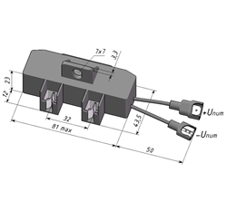 Источник напряжения для розжига подогревателя, формирует искровой разряд до 8 кВ при питании 18...30 V DC. Режим работы S3, корпус из полиамида, степень защиты IP54. Рабочая температура от -55 до +65 °C.