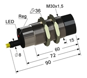 PS2R1T-30M90-15N51-Z Частотный датчик