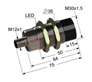 PS2-30M75-25N11-C4 Индуктивный датчик