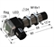 PS1-18M90-15N61-B Емкостный датчик, М18, L-90 мм, Sn 15 мм, не заподлицо, NPN, переключающий, NO+NC, -25...+75 °C, 10...30 V DC, клеммная коробка/вывод вбок.