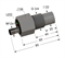 PS1YT-34G85-3N151-C4 Емкостный датчик, L-85 мм, Sn 3 мм, не заподлицо, PNP, замыкающий, NO, +1...+50 °C, 30...70 V DC, разъем/М12/4-конт.
