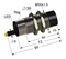 PS2RT-30M90-15N51-Z Частотный датчик, М30, L-90 мм, 1...50 Гц, Sn 15 мм, не заподлицо, PNP, переключающий, NO+NC, -25...+75 °C, 10...30 V DC, кабель ПВХ 5,5 мм/4x0,2/ 2 м.