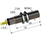 Индуктивный датчик, М18, L-75 мм, Sn 5 мм, заподлицо, замыкающий, NO, -25...+75 °C, ~24...250 V, 45...65 Гц АС / -30...250 V DC, кабель ПВХ 5,5 мм/3x0,35/ 2 м.
