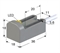 Индуктивный датчик, Sn 5 мм, NPN, замыкающий, NO, -25...+75 °C, 5,5...30 V DC, кабель ПВХ 4 мм/3x0,14/ 1 м.