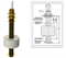 Магниточувствительный датчик уровня. Длина погружаемой части - 68 мм, корпус - латунь.