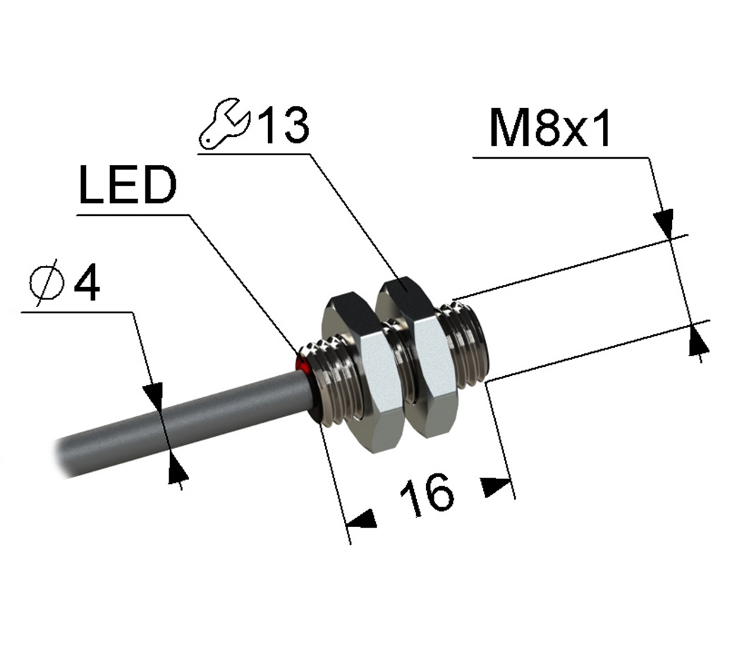 PS2-08M16-2B11-K