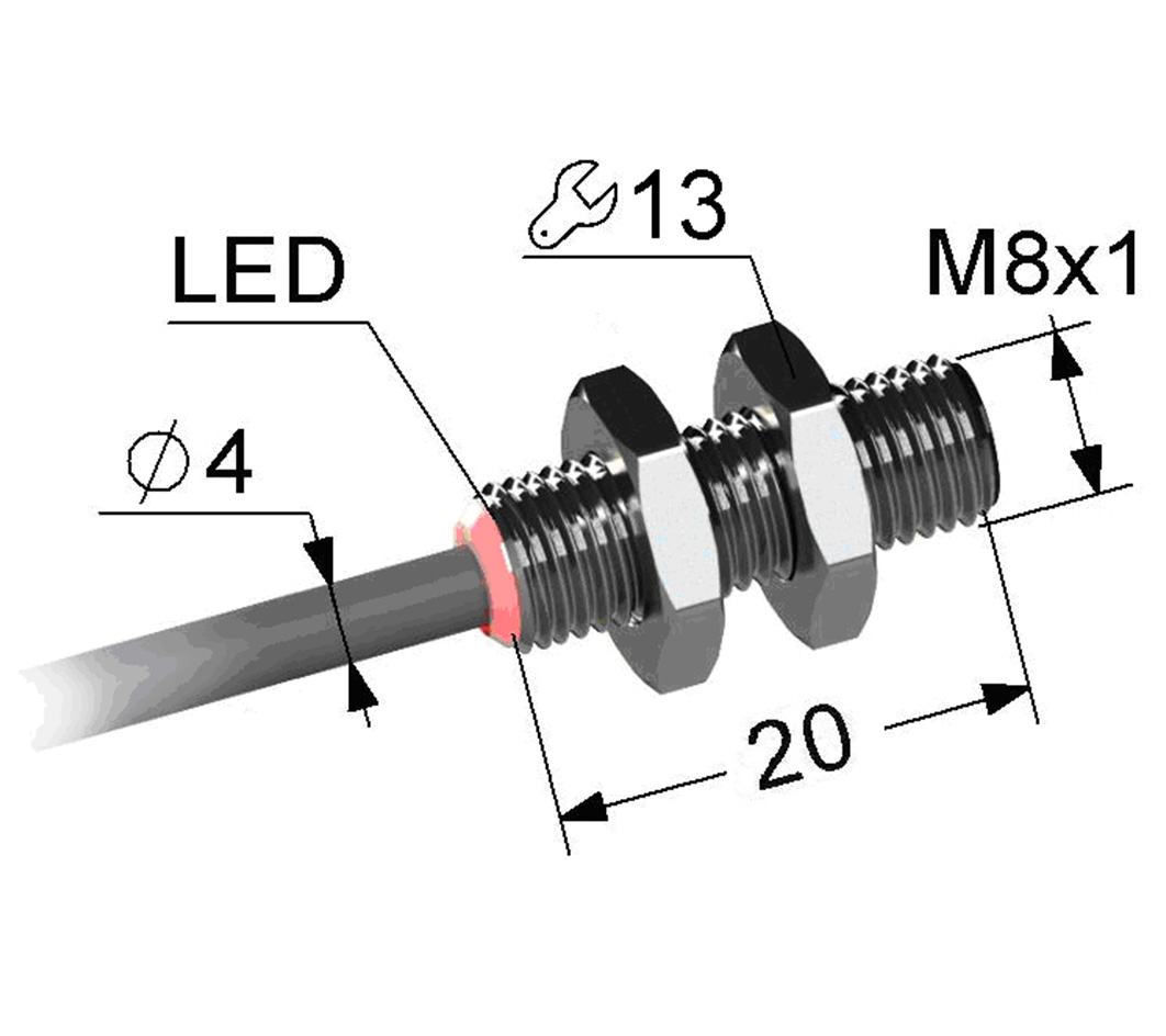 PS2-08M20-2B11-K